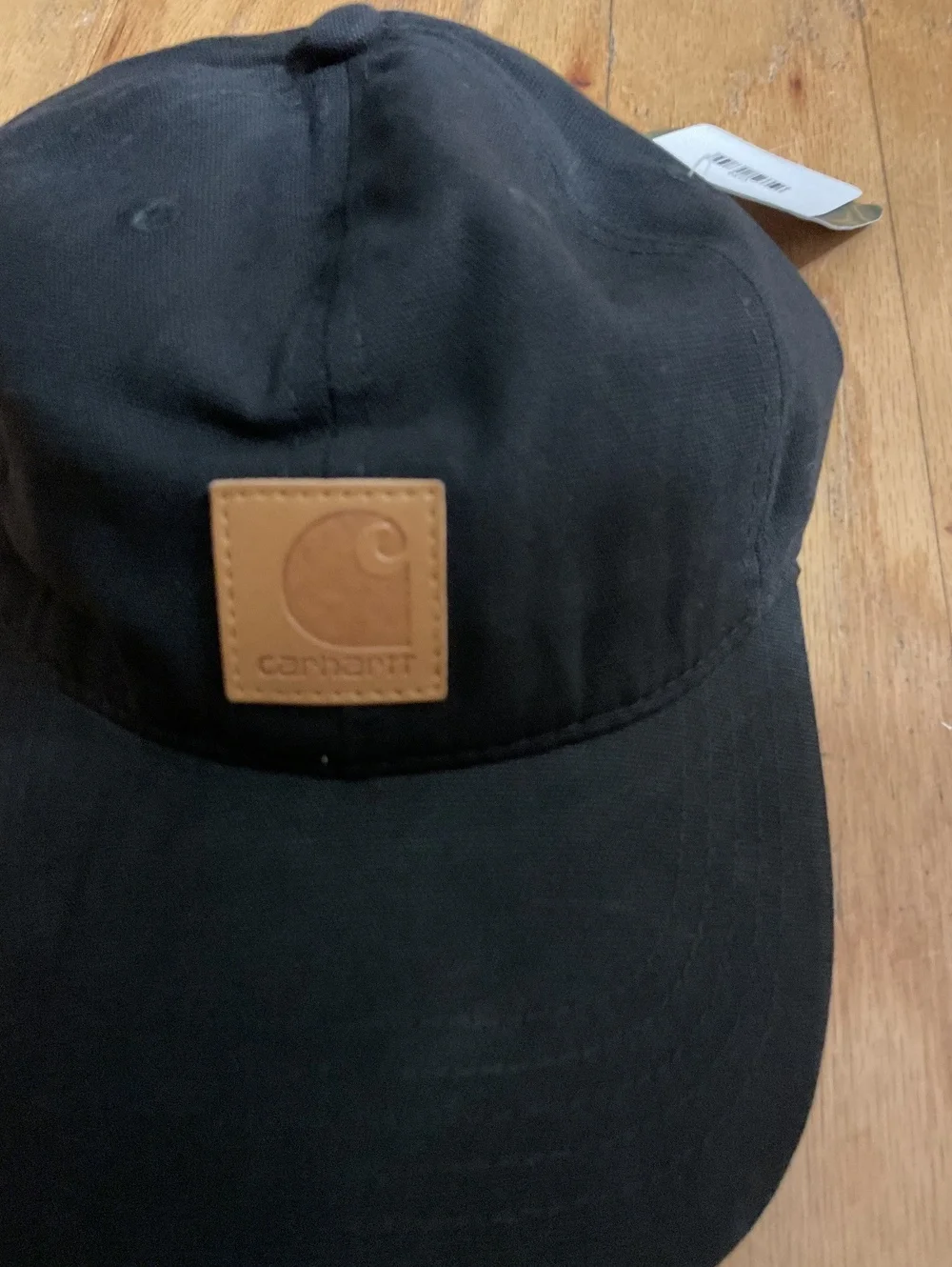 NWT Carhartt Men’s Odessa Cap Black Canvas Baseball Hat Adjustable Strap